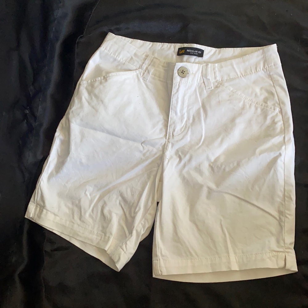 white shorts